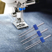 Tweelingnaaldi in acciaio inossidabile 6 pezzi - Naaldi a doppia punta - Naaldi per jersey - Naaldi universali - 3 misure diverse - Miscela di mattoni 3mm, 4mm, 5mm