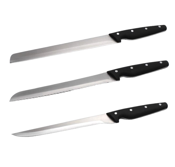 MAURY'S SET 3 COLTELLI DA CUCINA IN ACCIAIO INOX
