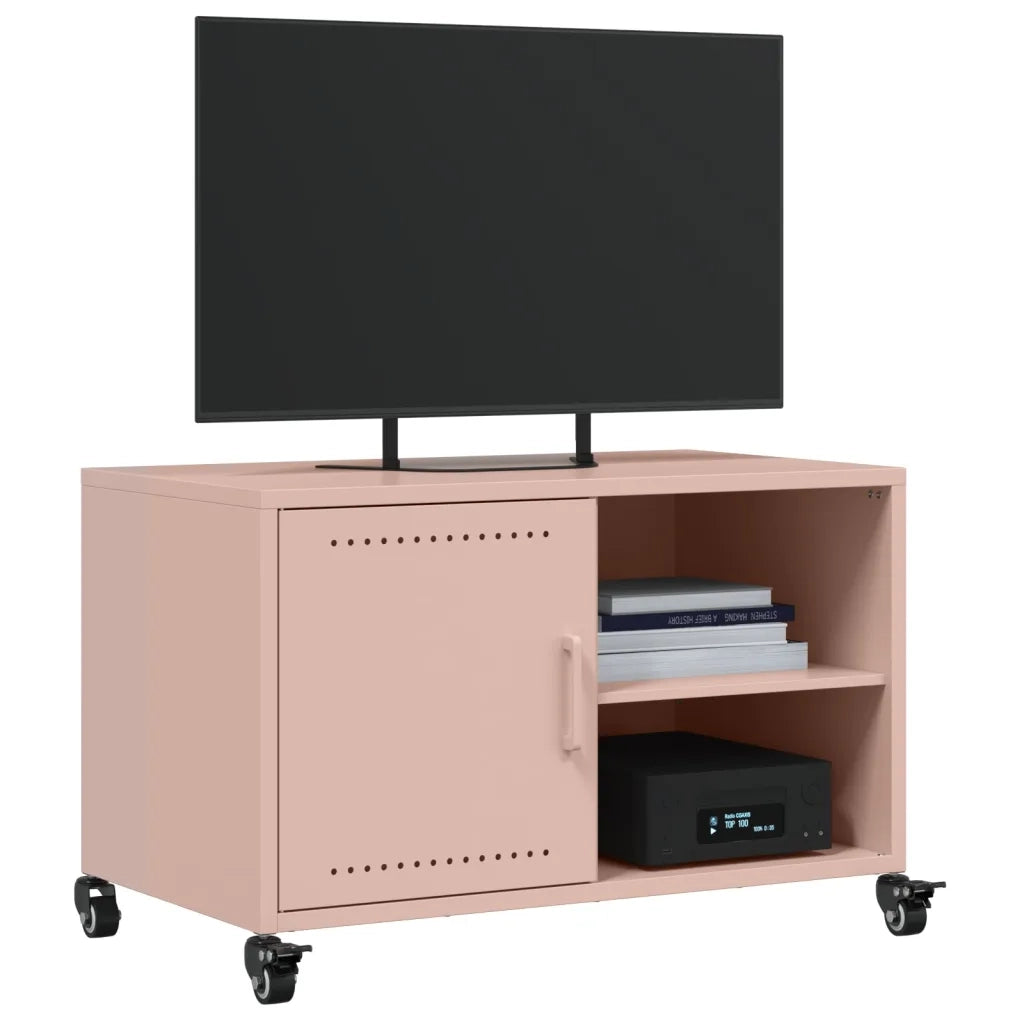 Mobile TV Rosa 68x39x43,5 cm in Acciaio 846669