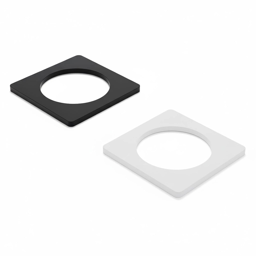 Mini faretto incasso moderno LED 3W CCT cornice intercambiabile bianco nero luce mensole mobili ripiani cappa vetrine 230V QUADRATO