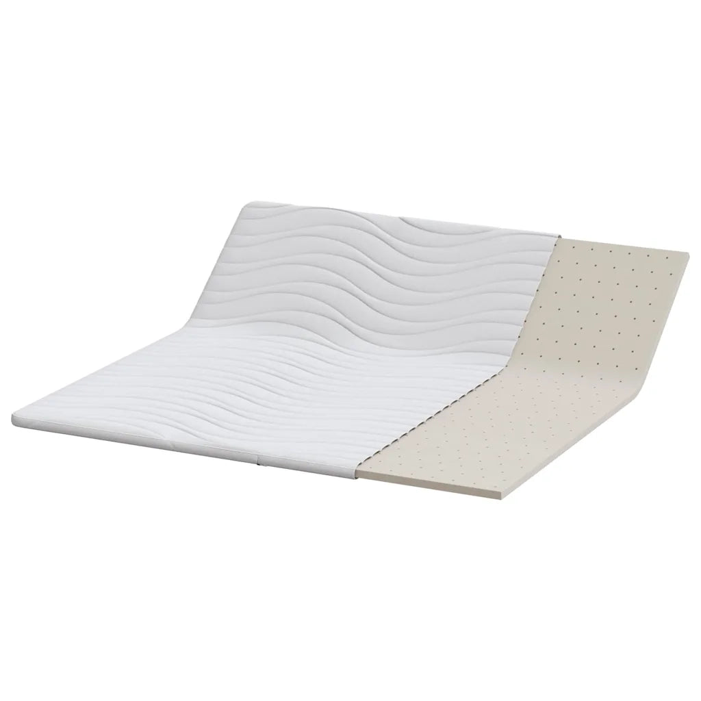 Topper per materasso Bianco 200 x 200 cm Tessuto a maglia CFW5730657