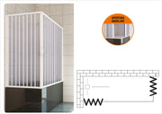 BRIXO PIRANHA BOX DOCCIA PARETE VASCA IN PVC 70 X 170 CM