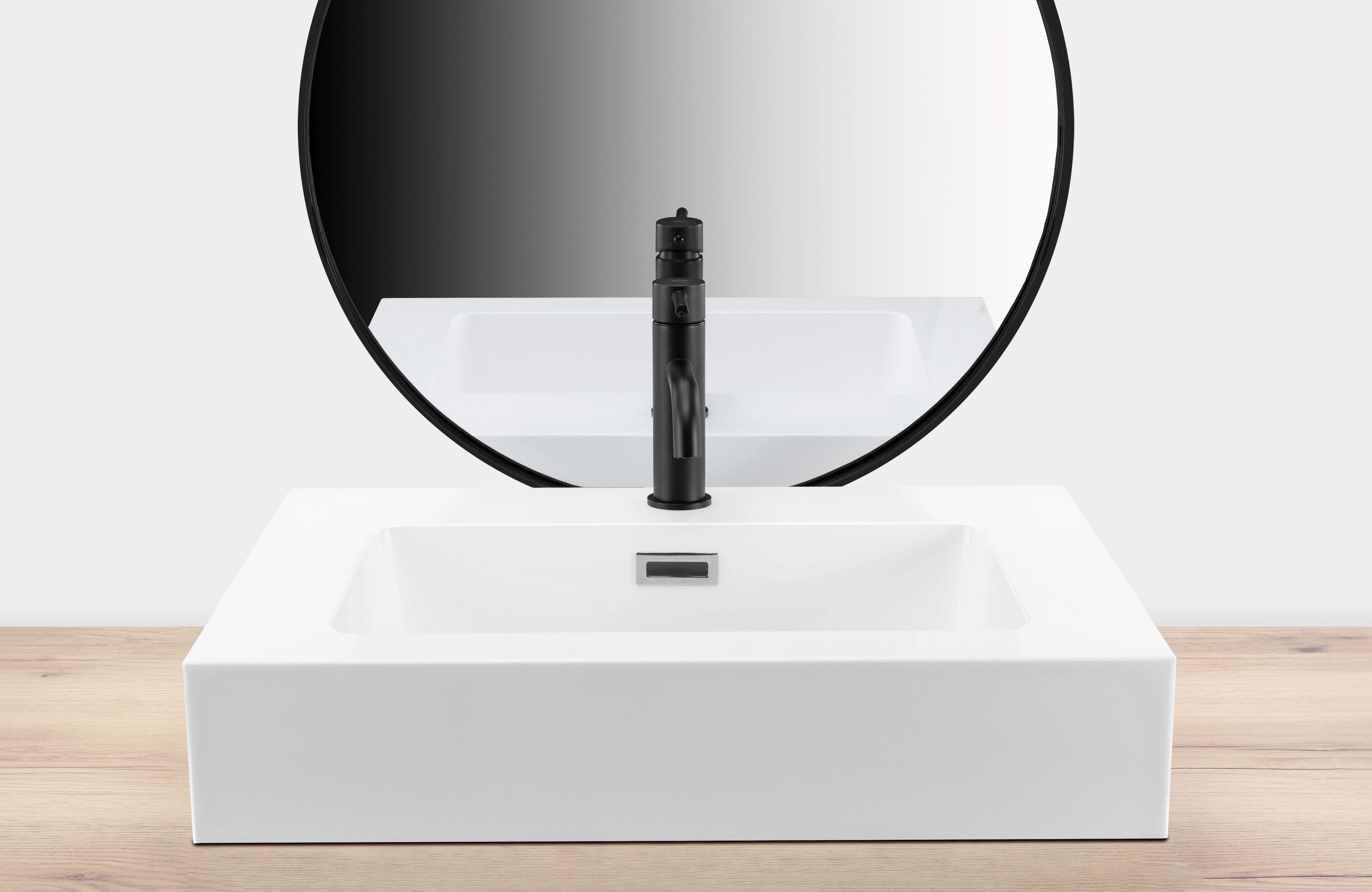 Lavabo Da Appoggio In Ceramica Rea Alison White