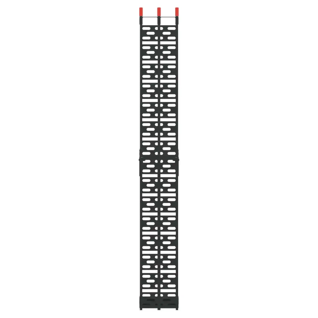 Rampe per Moto Pieghevoli 340 kg per rampa 2 pcs Nero Alluminio 42021087