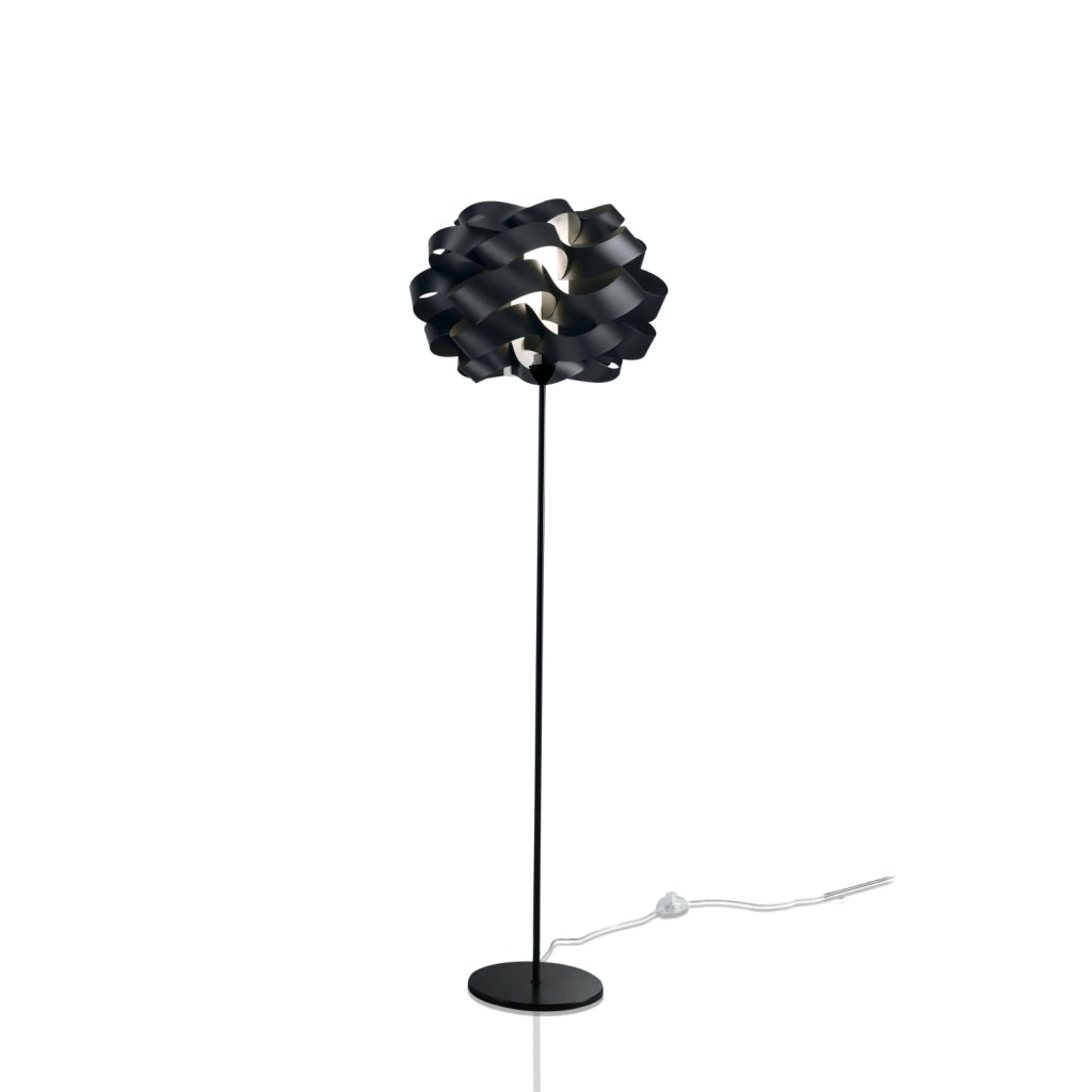 Piantana Moderna Cloud Polilux ® Nero E Metallo 1 Luce E27