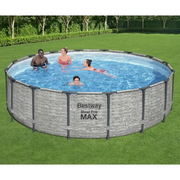 Bestway Piscina Power Steel Rotonda 488x122 cm 93346