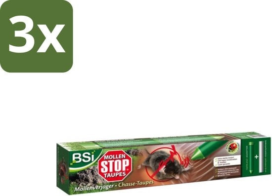Repellente per insetti - Ultrasuono - Per giardino e prato - Confezione in bulk - 3 pezzi