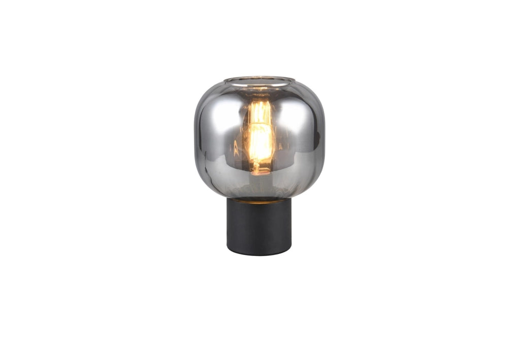 Lampada da tavolo DIVA Trio nera/cromo vetro E27 40W