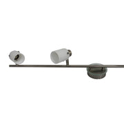 Stecca 4 Faretti con Vetro 1X11W - Serie Bruxelles ALEYAY
