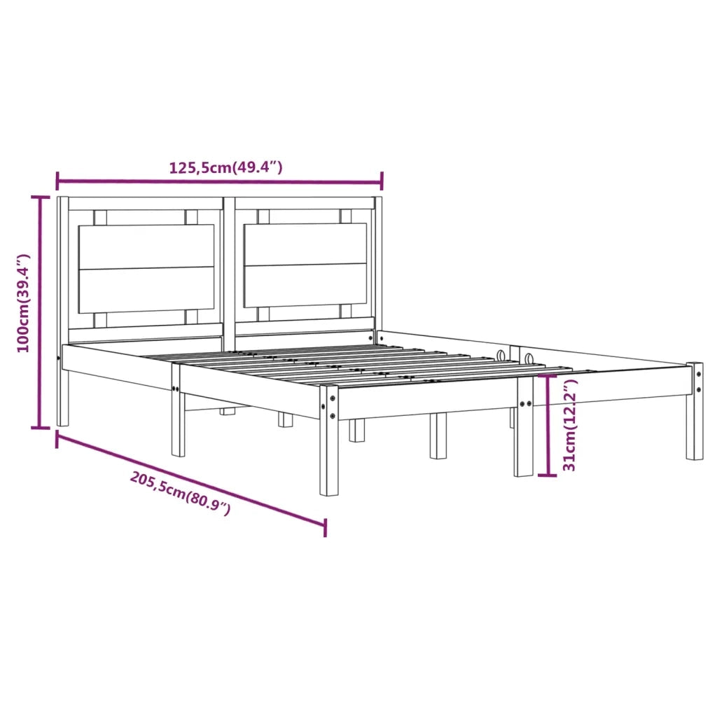 Giroletto in Legno Massello 120x200 cm 3105530