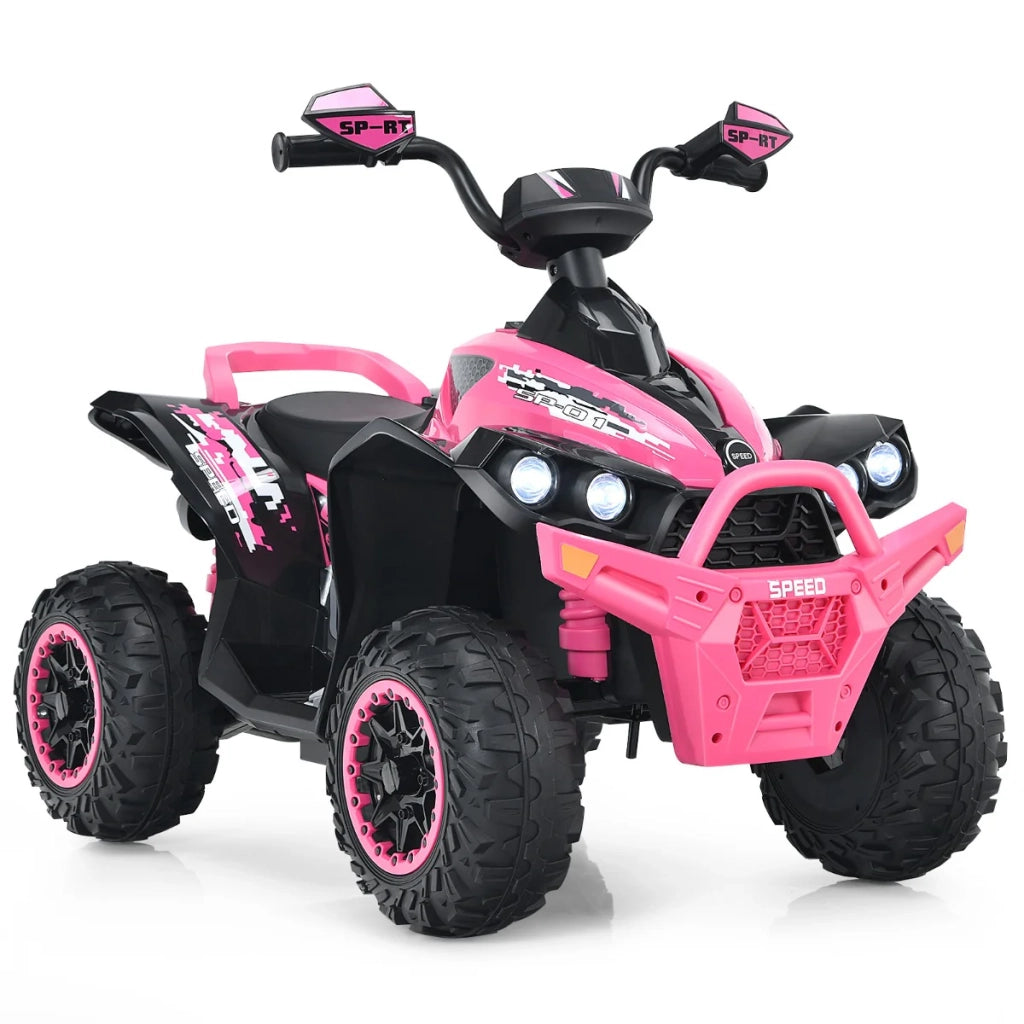 Auto elettrica per bambini 96 x 58 x 72 cm avviamento graduale 3-4 km/h stile moderno PP metallo rosa 20_0013332