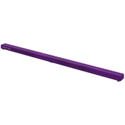 Poutre Gymnastique Pliable 210 cm en Velours Violet