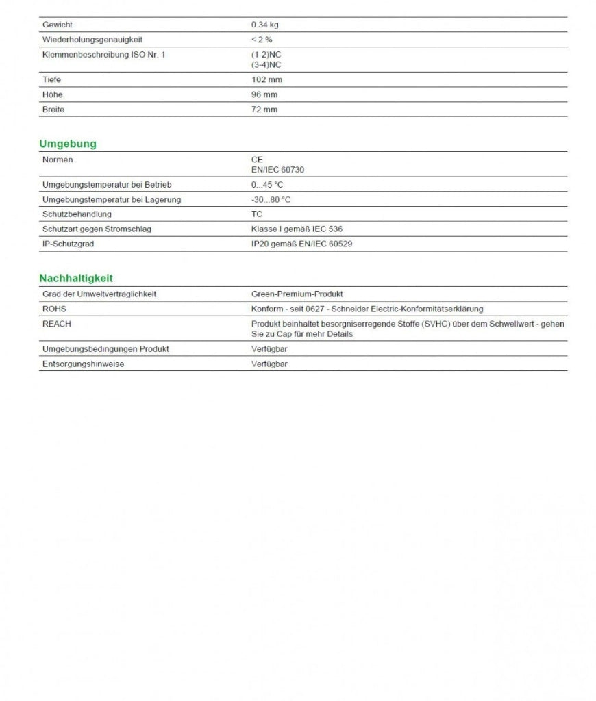 Pressostato per Elettropompa Square D FSG2