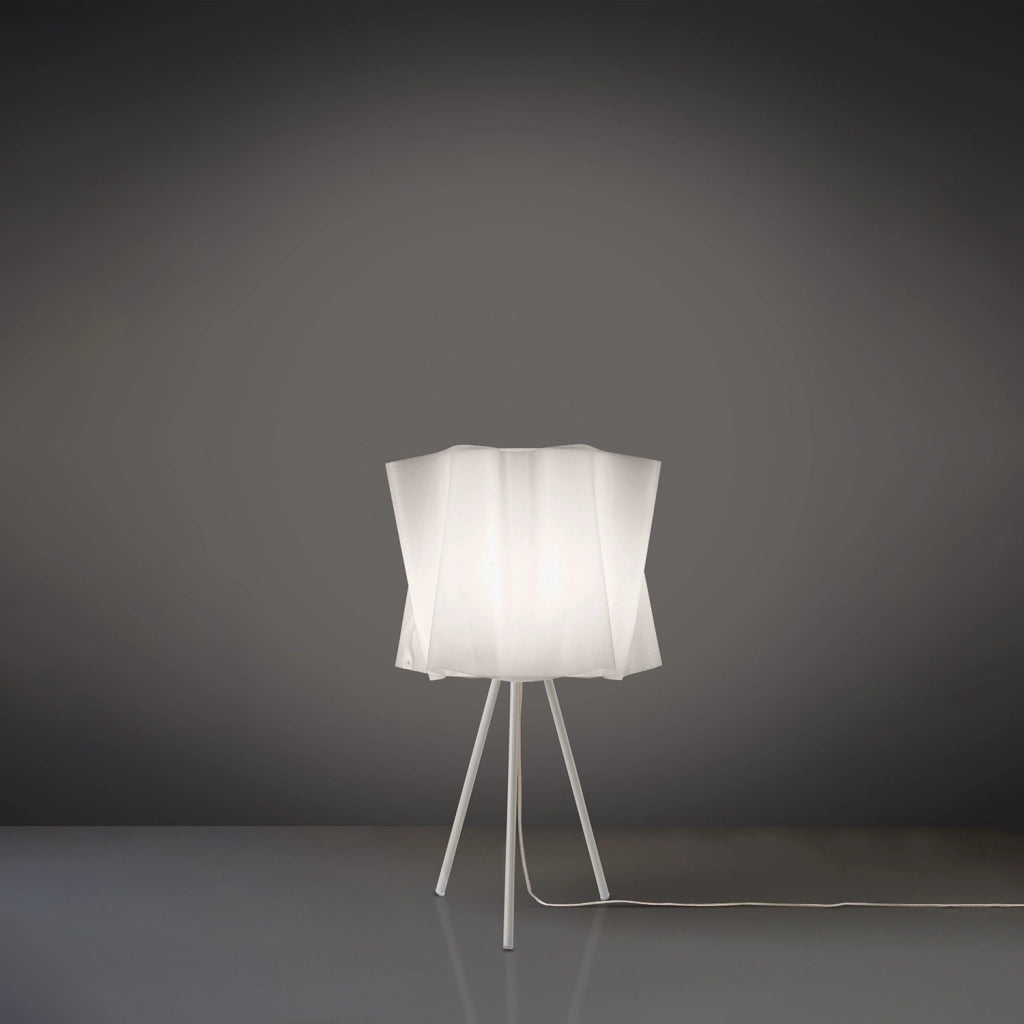 Lampada Da Scrivaniamoderna 3 Piedi Folio Polilux ® Bianco E Metallo 1 Luce E27