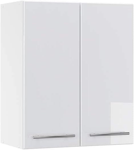 Pensile da cucina Fame-Line, Bianco lucido, 60 cm, per la combinazione con altri moduli della serie Fame-Line