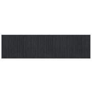 Tappeto del soggiorno | Tappeto Rettangolare Grigio 80x300 cm in Bamb¨´