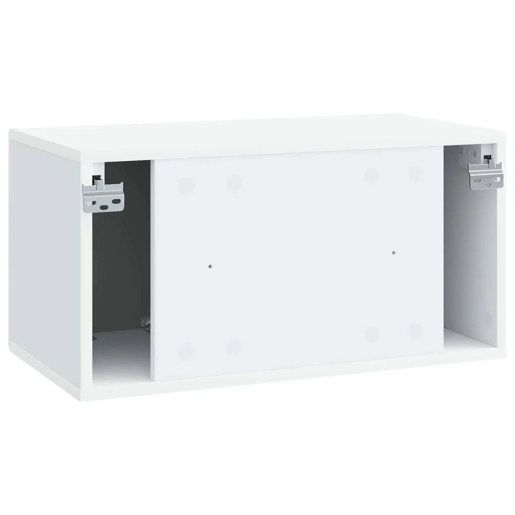 Mobile Porta TV da Muro Bianco 59,5 x 31 x 30 cm 898535