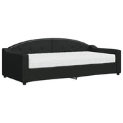 Divano letto | Sof¨¤ letto | Letto singolo con Materasso Nero 90x200 cm in Tessuto