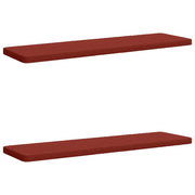 Cuscini per Panchina a 2 Pezzi VUGHT 2 pz 100% Poliestere Rosso 952171
