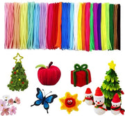 Set di tubi per riscaldamento 300 pezzi - Chenille 30 cm - Attività DIY - Decorazione - Creatività - Colori premium