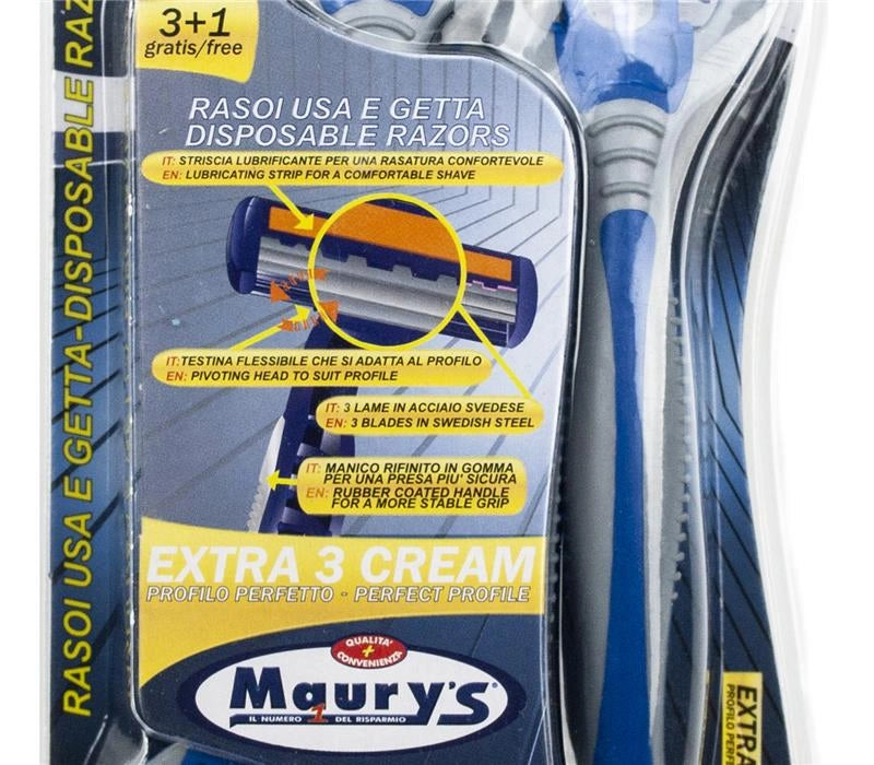 MAURY'S LAMETTE EXTRA 3 CREAM MONOUSO 3 +1 UOMO