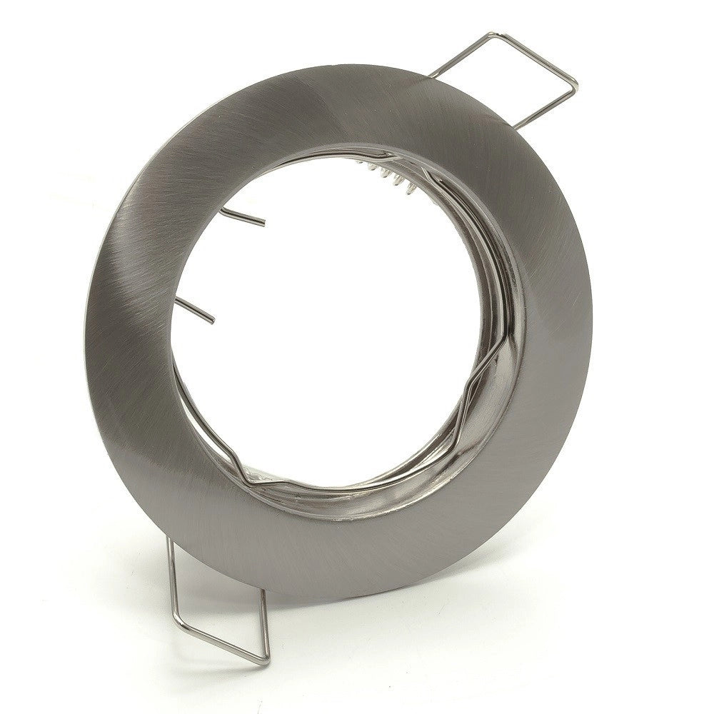 Trade Shop - Faretto Led Rgb+3000k 6w 12v Incasso 6cm Tondo Rgbw Effetti Luce Colorata Barca -
