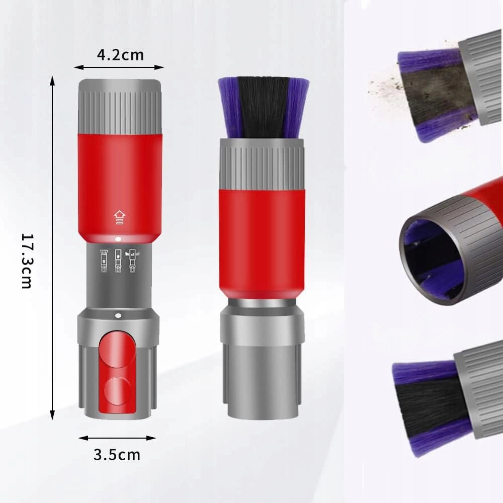 Spazzola per Polvere con Prolunga Flessibile 157cm – Compatibile con Aspirapolvere Dyson V7 V8 V10 V11 V15 GEN5
