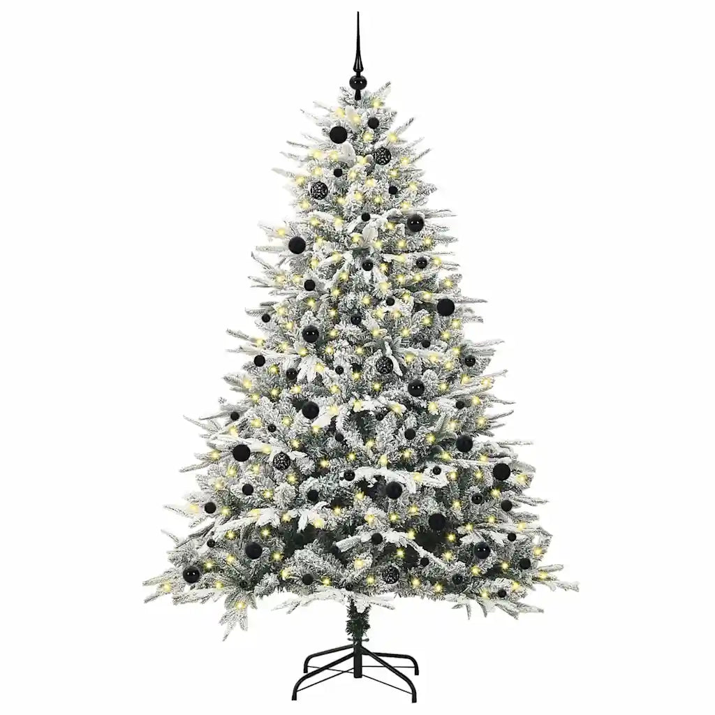 Albero di Natale Artificiale Pre-illuminato con Set di Palline 3395416