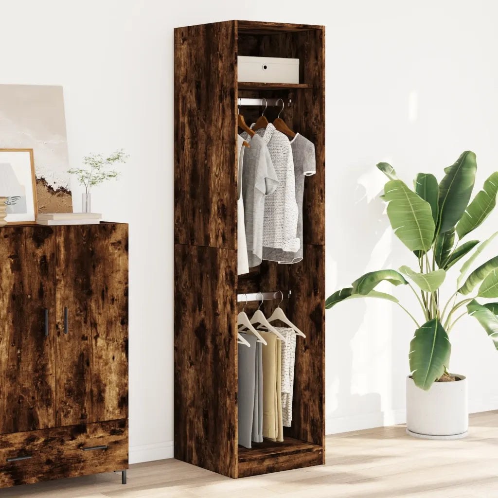 Armadio Rovere Fumo 50x50x200 cm in Legno Multistrato CFW1913810