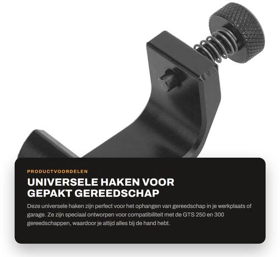 Haken universali per attrezzi da maneggiare GTS 250 300