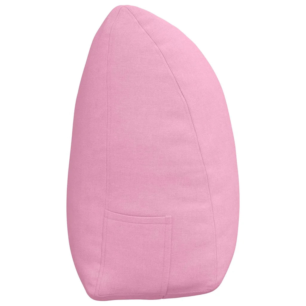 Cuscino per Schiena Rosa 160 x 24 x 50 cm Tessuto