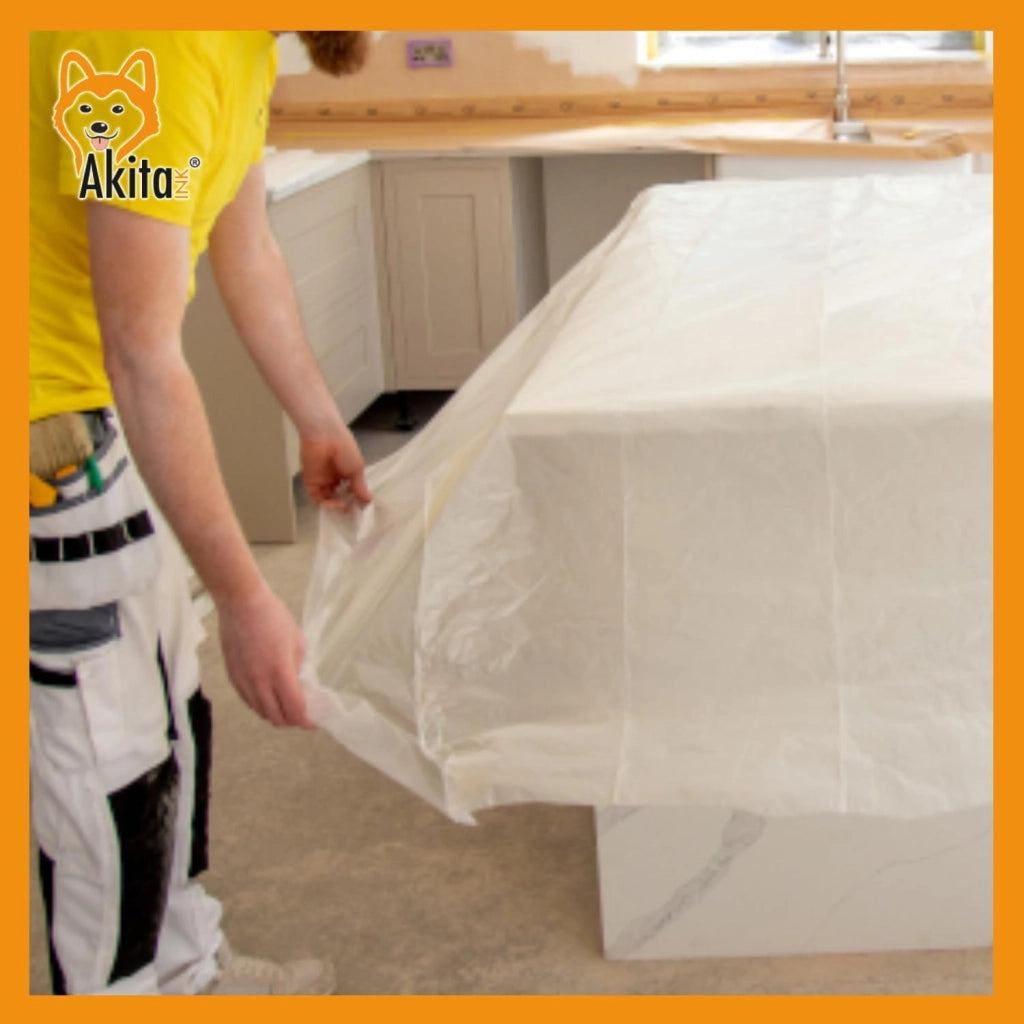 Telo Copritutto 6 PZ 4x5m AkitaInk Protettivo Multiuso