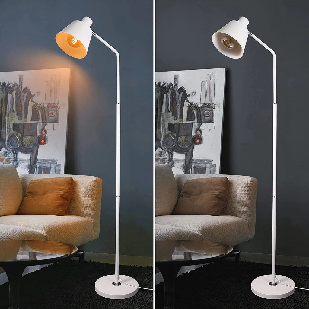 ZMH Lampada da terra vintage 166cm E27 per soggiorno ufficio nursery