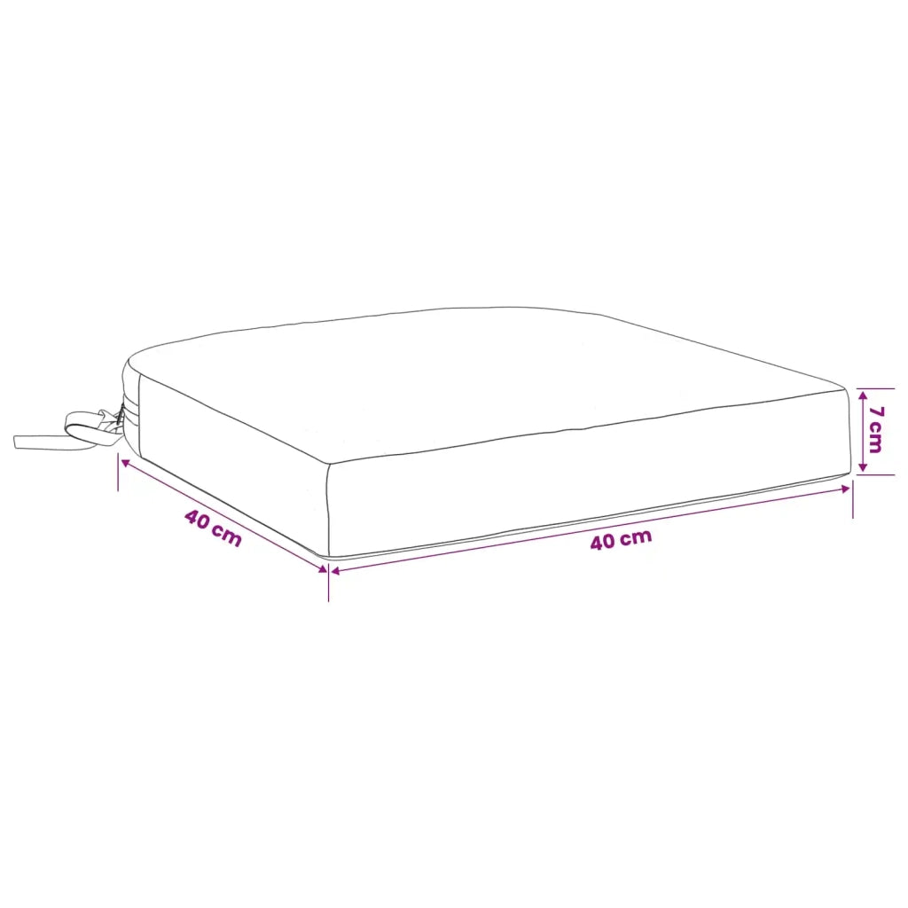 Cuscini per sedile a 4 pezzi SOEST 4 pcs 100% Poliestere Crema 945188