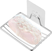 Sacchetto di sapone autoadesivo senza perforazione per bagno - fissaggio alla parete, impermeabile, lavastoviglie a specchio