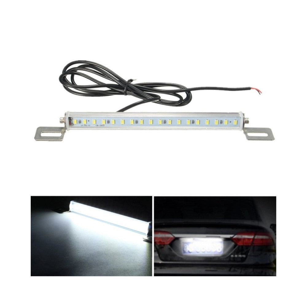 Trade Shop - Strip Led Bianco Freddo Per Targa 15w 12v Retromarcia Retro Marcia Universale -