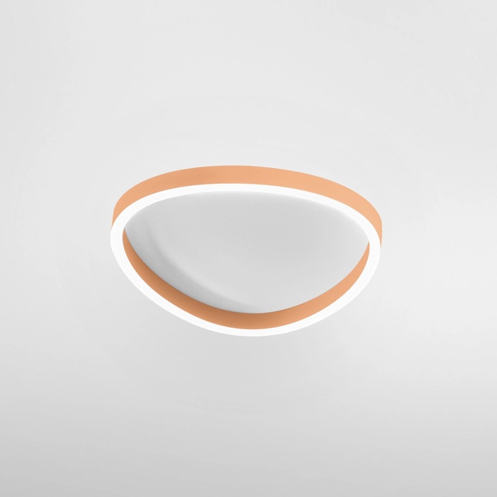 Ecaris P/P Lampada a soffitto 38W+8W LED 2200-2300lm CCT 3000K/4000K Dimmerabile in Alluminio Pesca - Gealuce