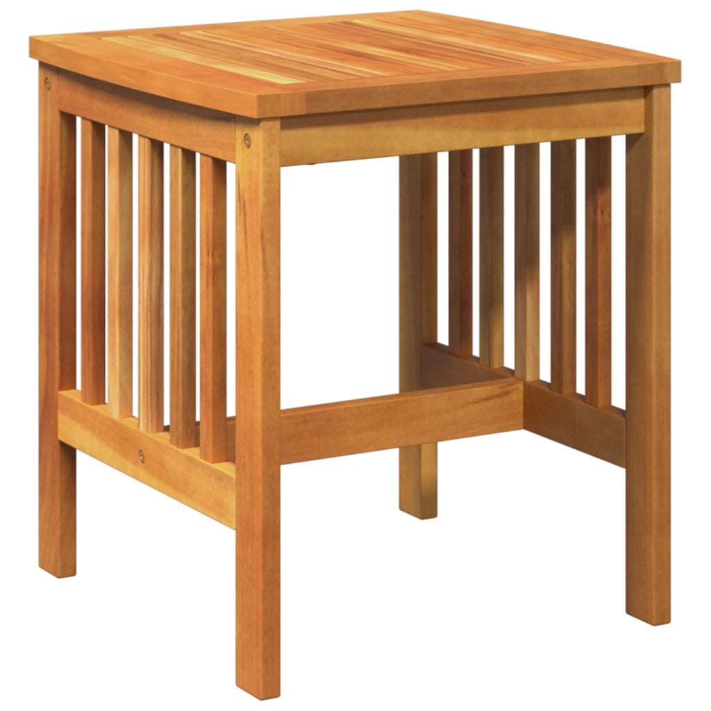 Set da giardino a 3 pezzi con cuscini in legno massello di acacia