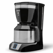 Macchina caffè elettrica a goccia, capacità 1 litro 10 tazze, caraffa acciaio inox antiscottatura 800W - SOGO