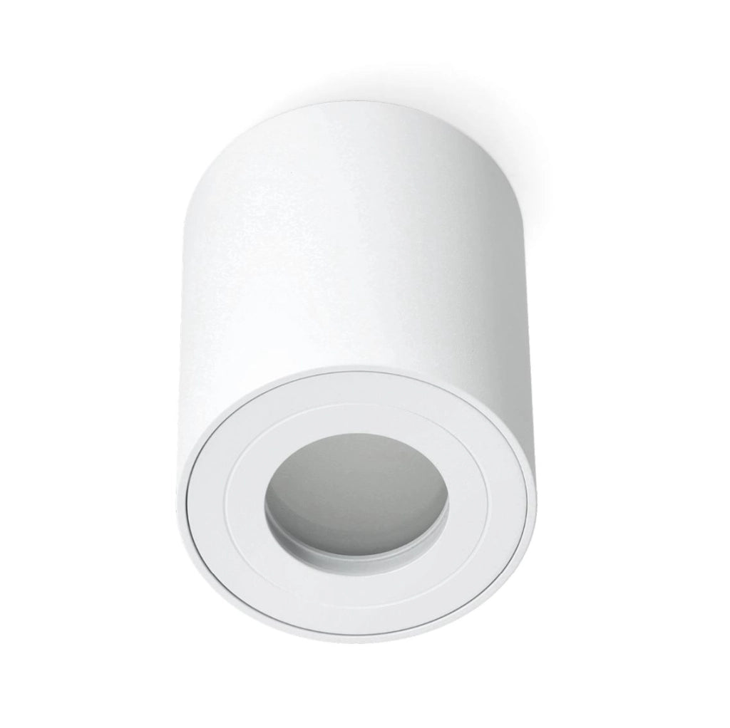 Spot da soffitto bianco tondo IP44 GU10 Aquarius Kobi