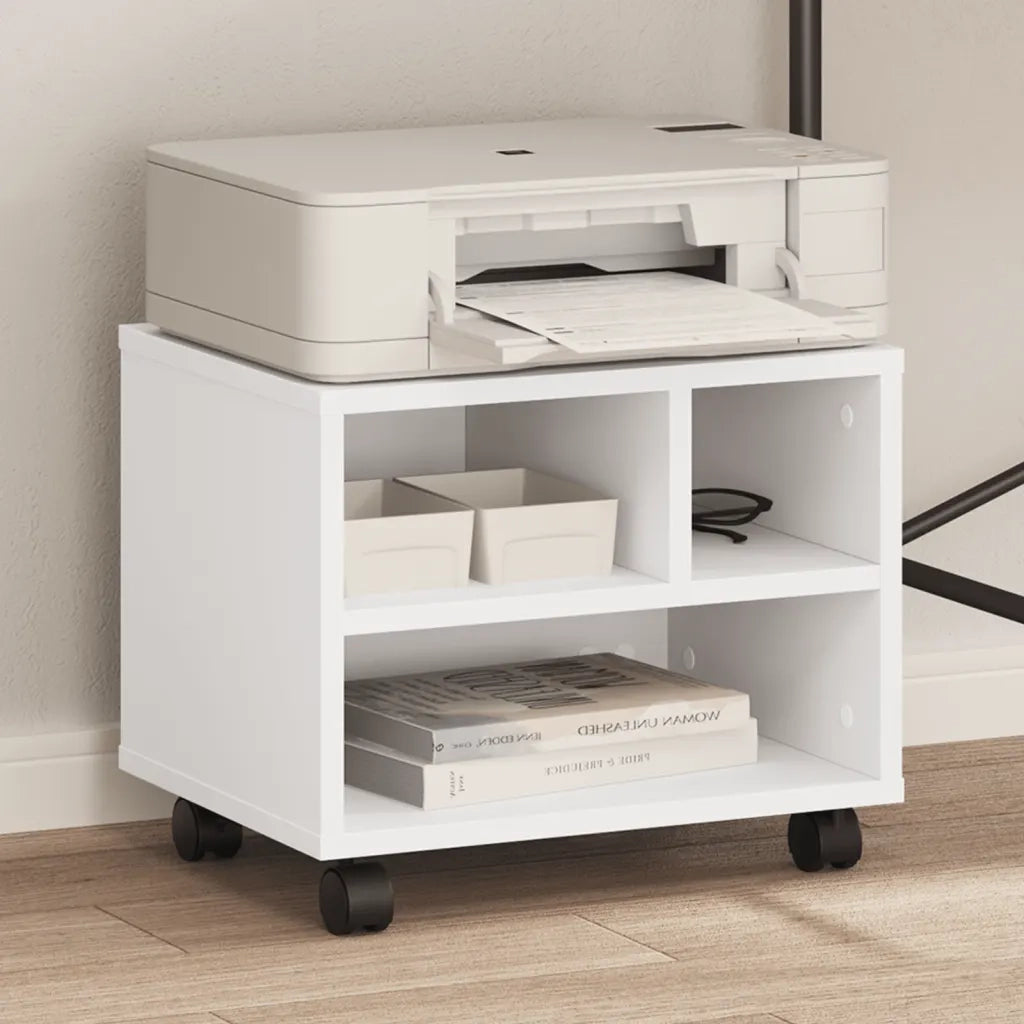 Supporto per Stampante con Ruote Bianco 41x32x34,5 cm CFW7873666