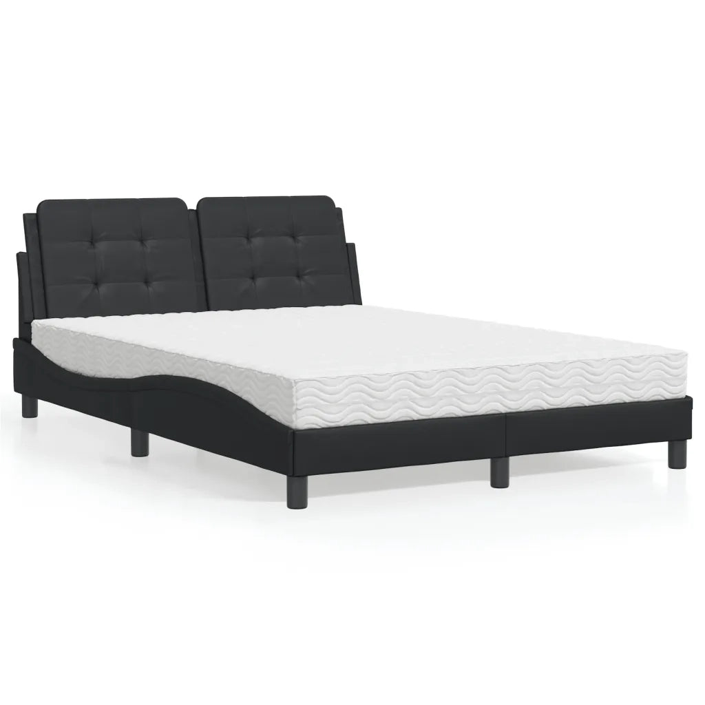 Giroletto senza Materasso Zadar Nero 140x200 cm in Similpelle 3208866