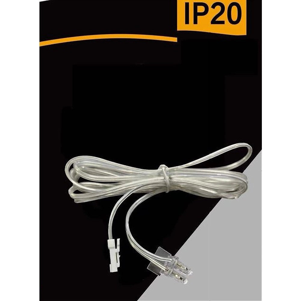 Trade Shop - Cavo Di Collegamento Strip Led Alimentatore Per Serie Qs 2mt Ip20 S-12v-2025-120 -