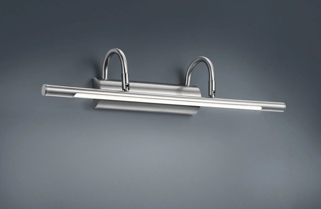 CUADRO APPLIQUE LED 8 W 900 lm 3.000 K PER QUADRI NICKEL OPACO. CM 48X10,5