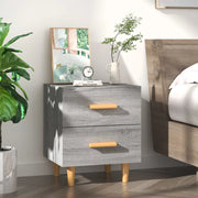 Comodino Grigio Sonoma 40x35x47,5 cm cod mxl 30836