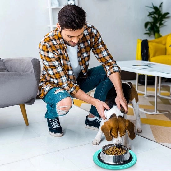 4 pezzi 24 cm Mat di alimentazione per animali domestici in silicone Antiscivolo Mat di alimentazione per cani Mat di acqua Mat di acqua impermeabile Mat per animali domestici Resistenti alla lavatrice a vapore 4 colori Mattoncino rotondo