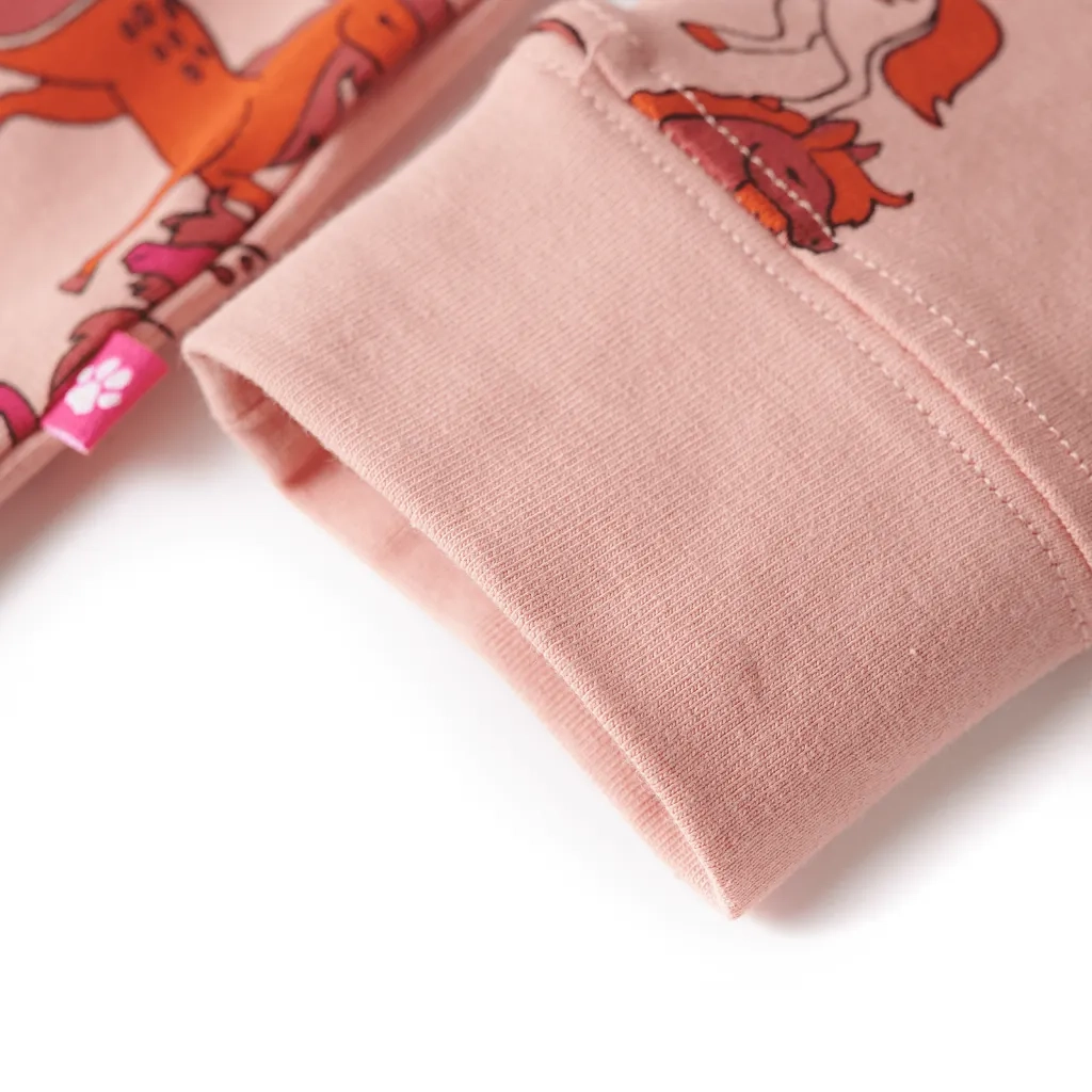 Pigiama per Bambini a Maniche Lunghe Rosa Chiaro 104 CFW5261264