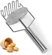 Stampatore di patate in acciaio inossidabile, stampatore di patate per lastre di piastre, pure di patate, patate schiacciate, stampatore di verdure per pure di patate, frutta e verdure