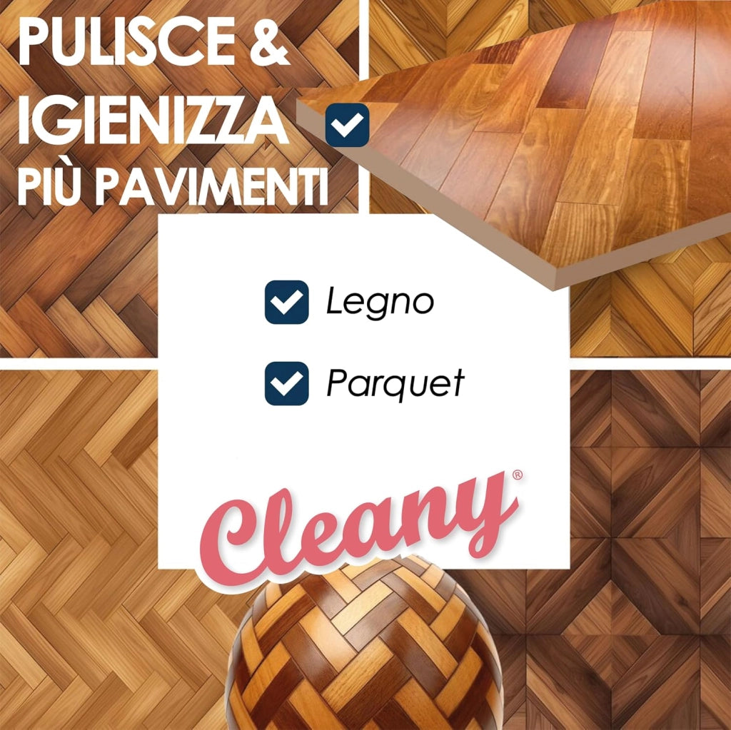 CLEANY Detergente Concentrato per Robot Lavapavimenti e Aspirazione con Igienizzante Multisurface 1000ml pulizia senza aloni e sostenibile Adatto a tutti i Robot (AGRUMI DI SICILIA)