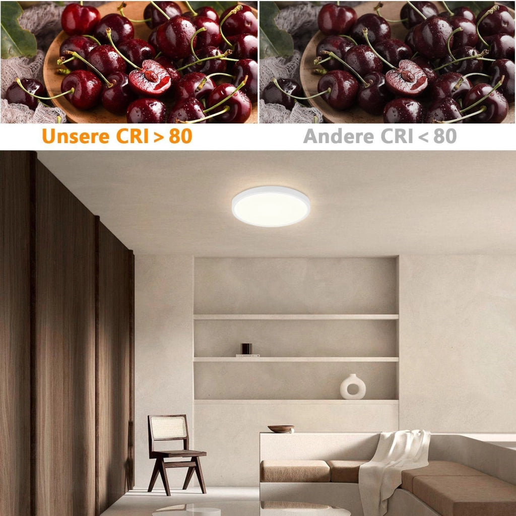 ZMH Lampada da soffitto LED Neutro 22cm Illuminazione Pannello per Camera da Letto Corridoio Soggiorno